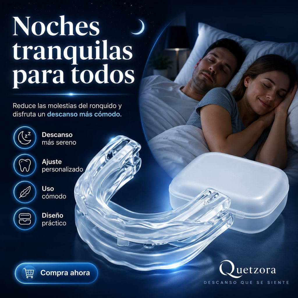 Noches Sin Ronquidos - Dispositivo Moldeable de Silicona Médica